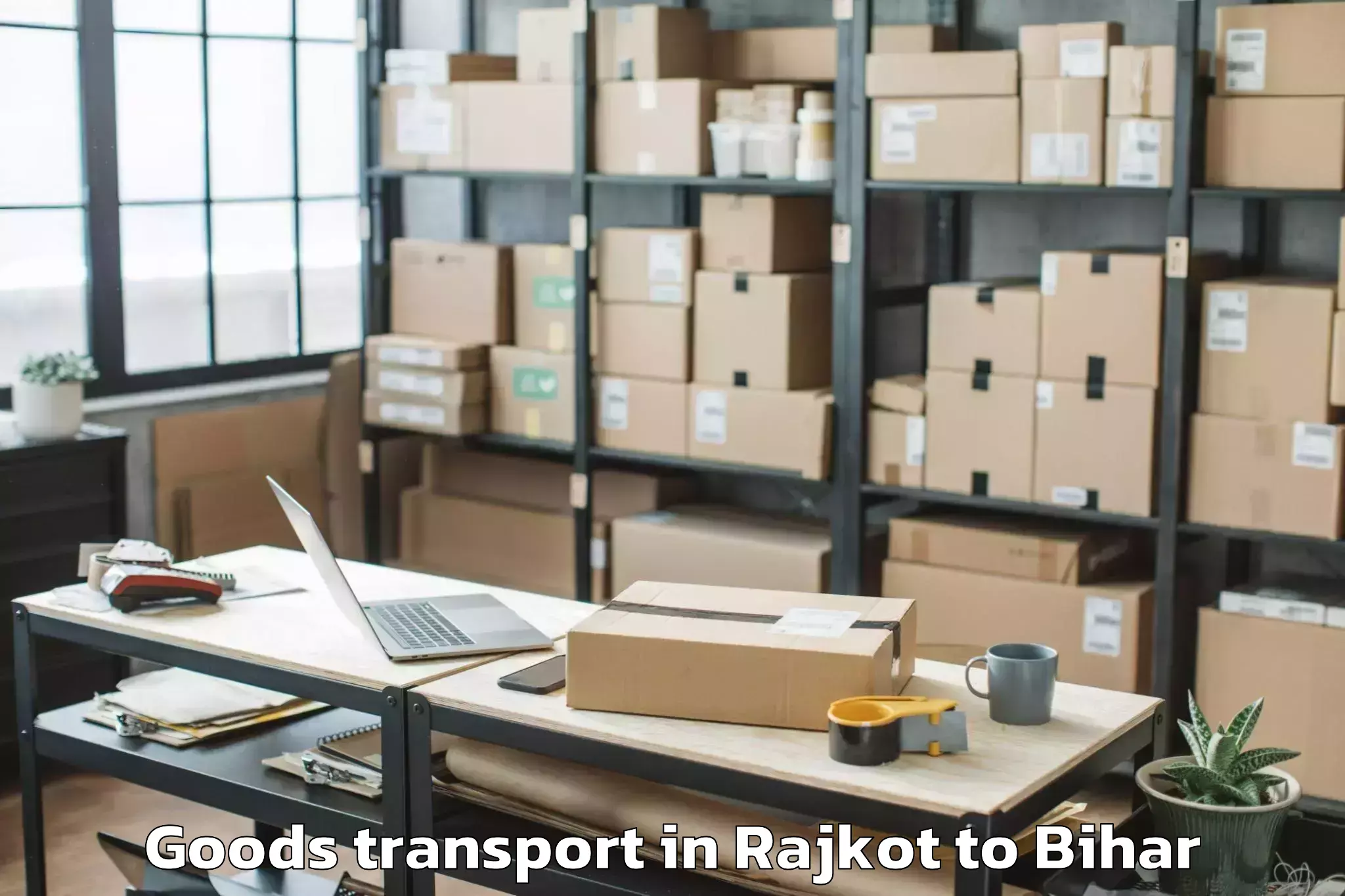 Reliable Rajkot to Haspura Goods Transport